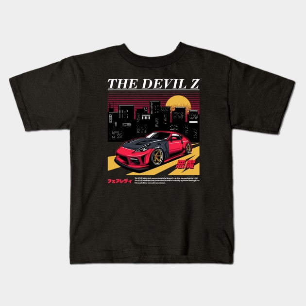 370z Devil Kids T-Shirt by cturs